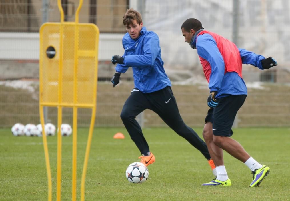 Тренировка основного состава ФК «Зенит»