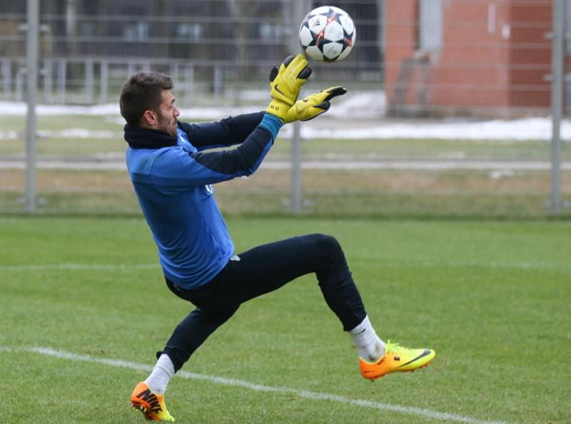 Тренировка основного состава ФК «Зенит»