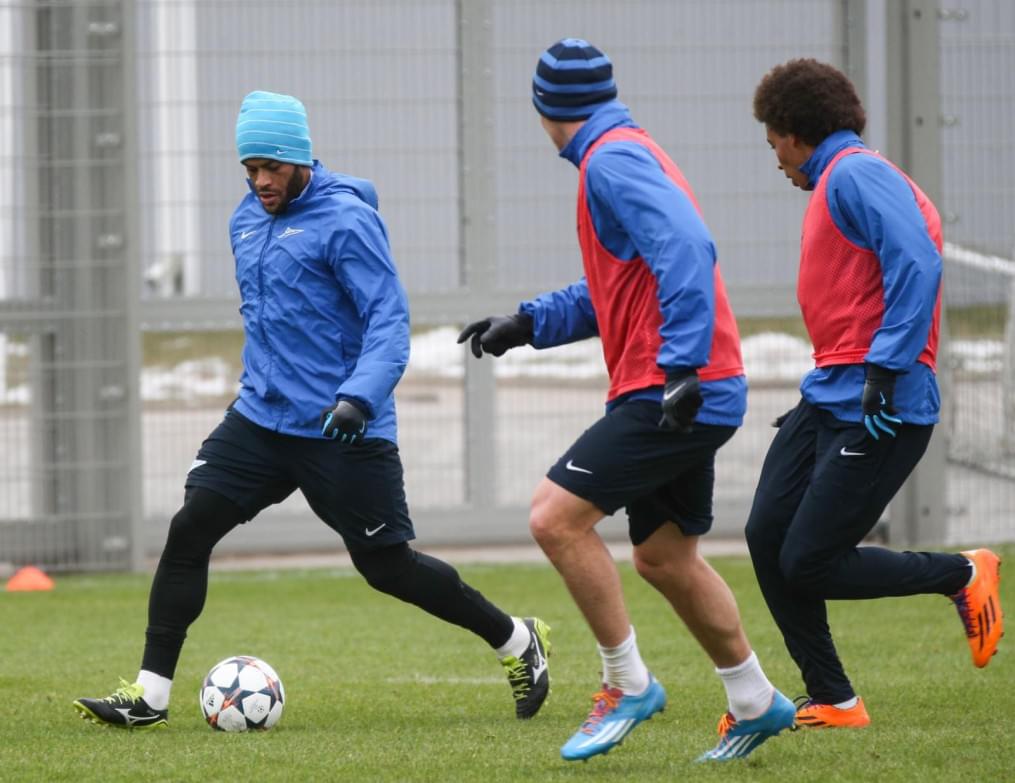 Тренировка основного состава ФК «Зенит»