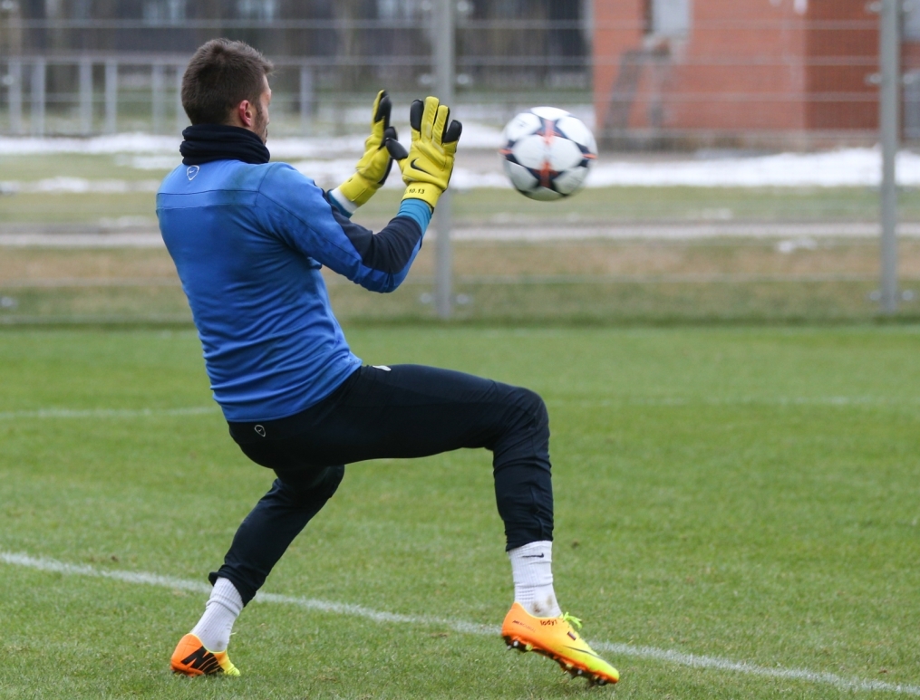 Тренировка основного состава ФК «Зенит»