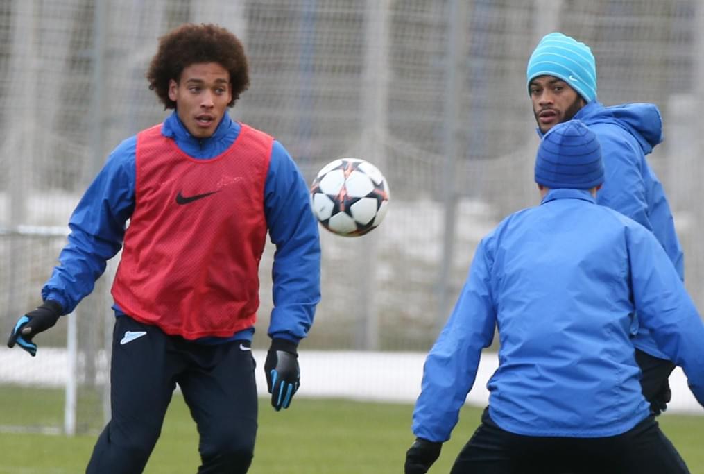 Тренировка основного состава ФК «Зенит»