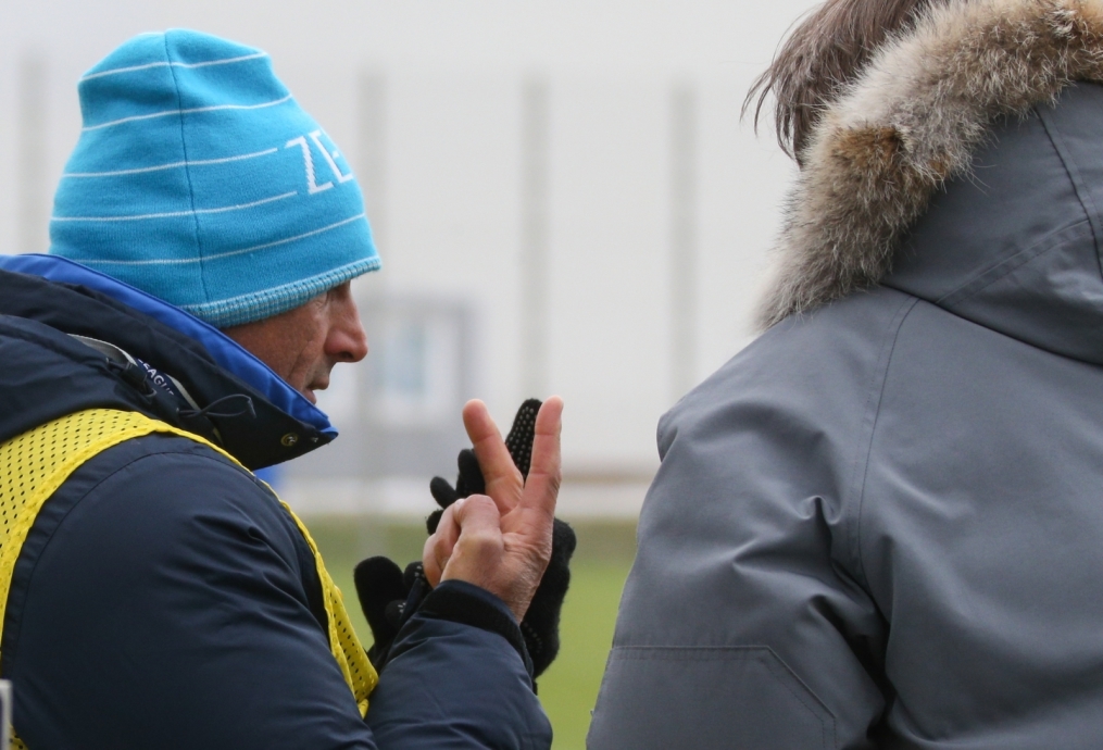 Тренировка основного состава ФК «Зенит»