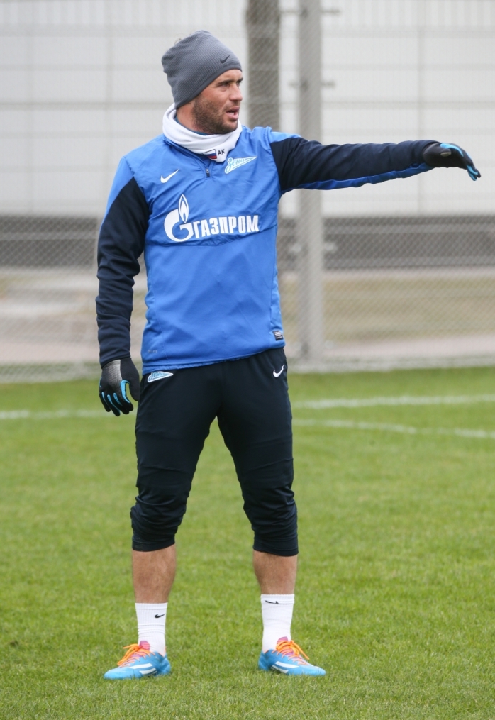 Тренировка основного состава ФК «Зенит»