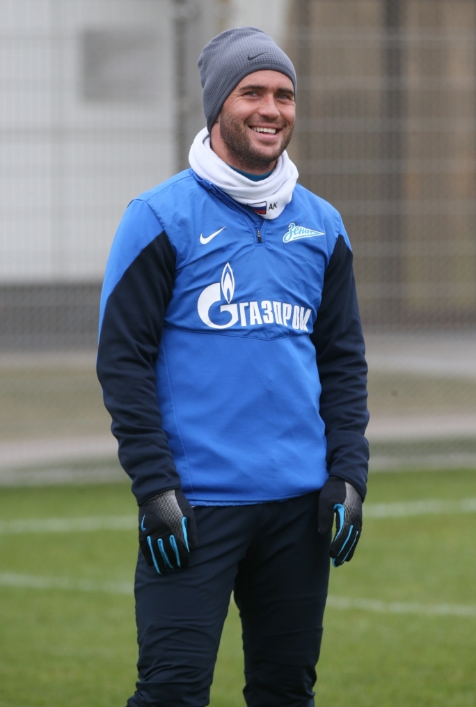 Тренировка основного состава ФК «Зенит»