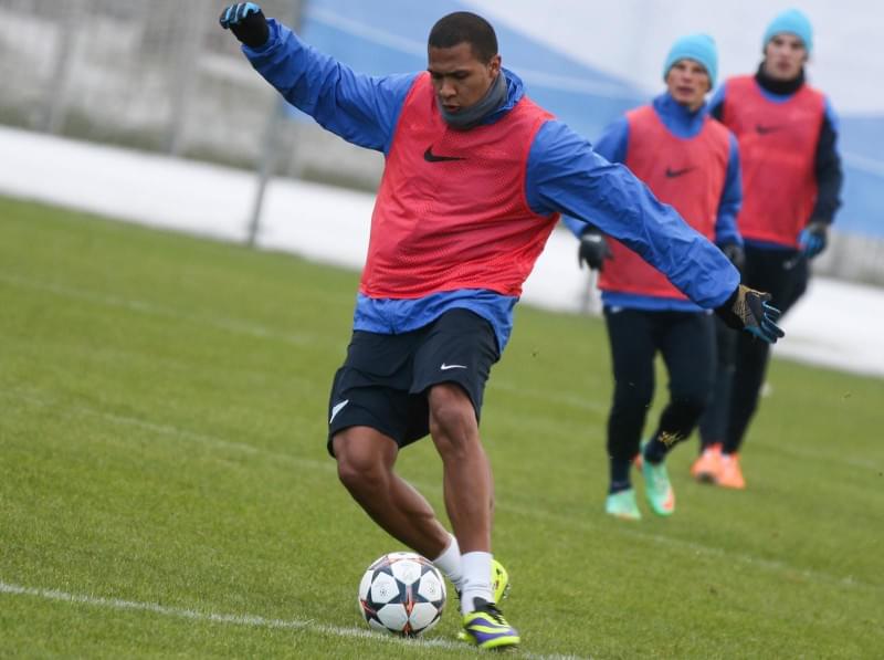 Тренировка основного состава ФК «Зенит»