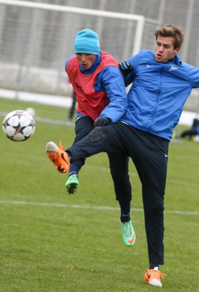 Тренировка основного состава ФК «Зенит»