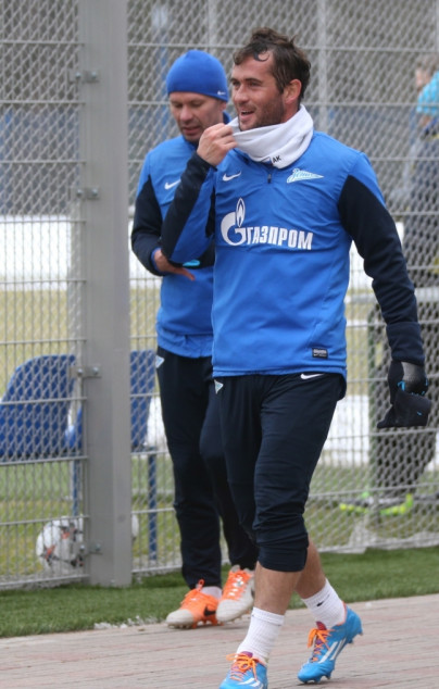 Тренировка основного состава ФК «Зенит»