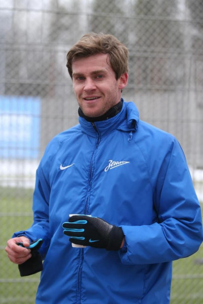 Тренировка основного состава ФК «Зенит»