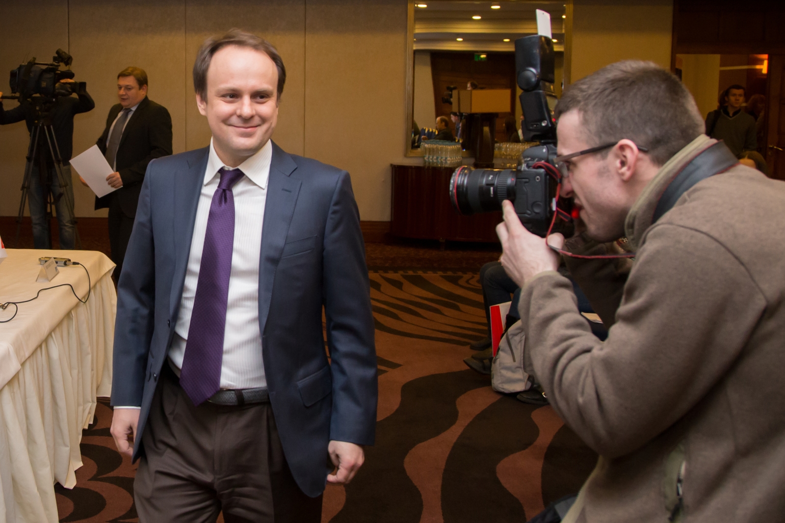 Пресс-конференция, посвященная сотрудничеству между «Зенитом» и компанией «ЛСР»