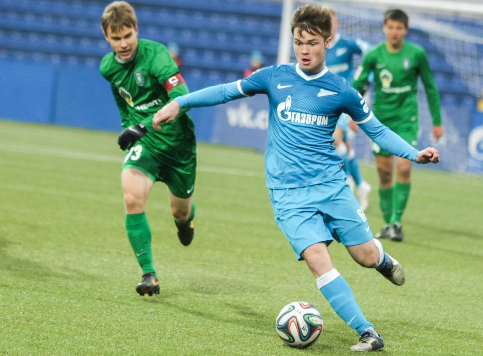 Первенство России среди молодежных команд «Зенит» — «Томь»