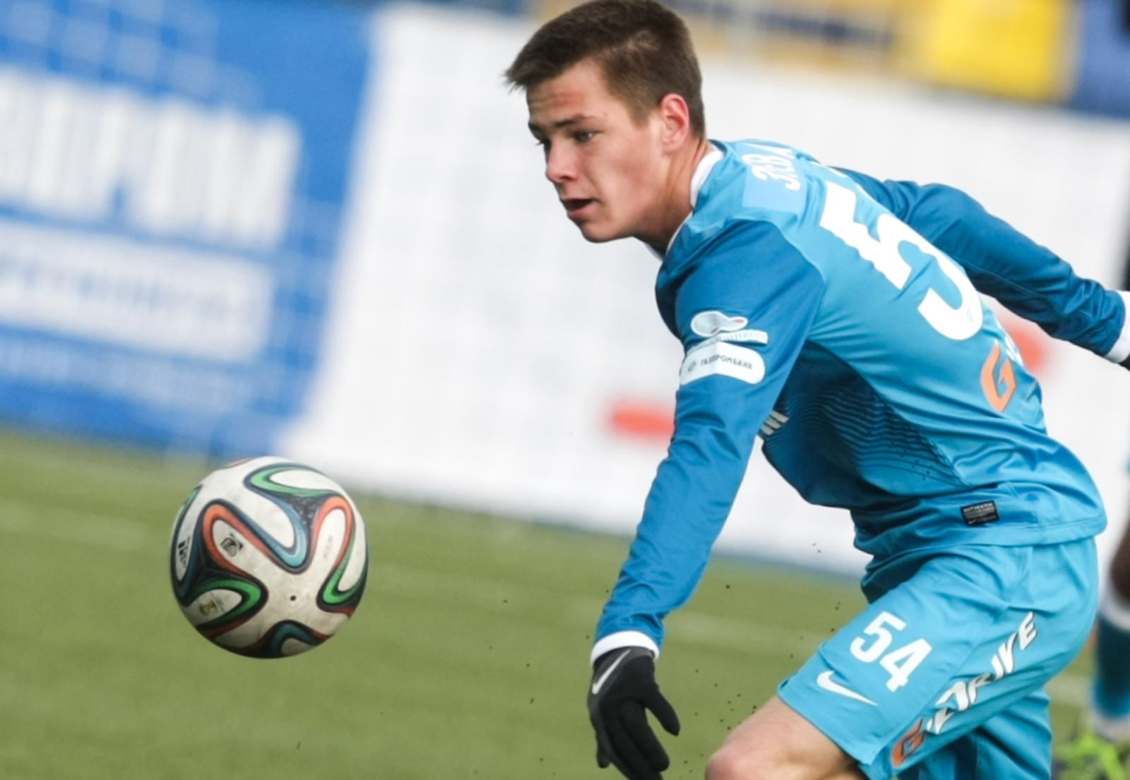 Первенство России среди молодежных команд «Зенит» — «Томь»