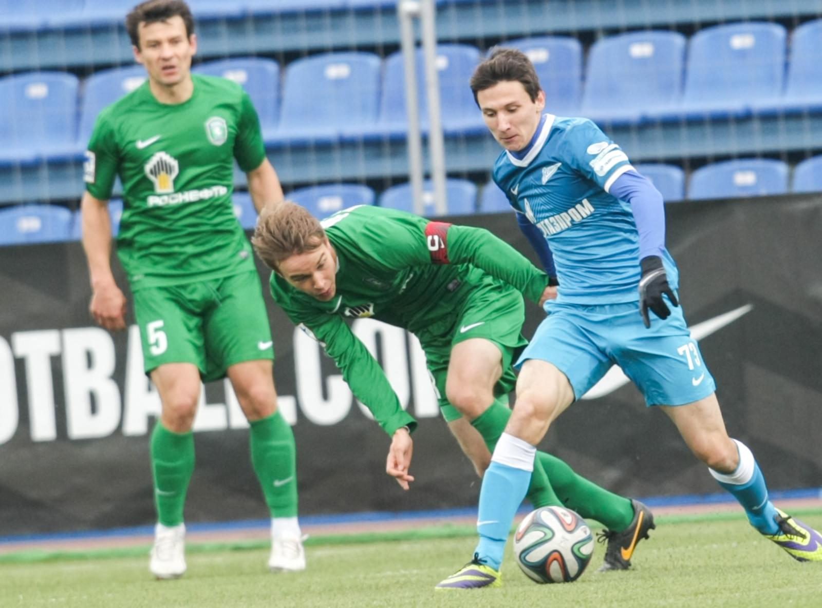 Первенство России среди молодежных команд «Зенит» — «Томь»