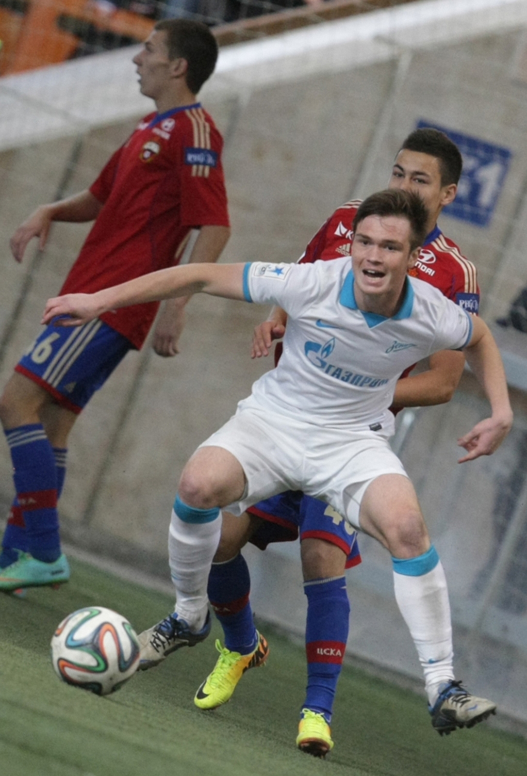 Первенство молодежных составов. Матч ЦСКА — «Зенит»