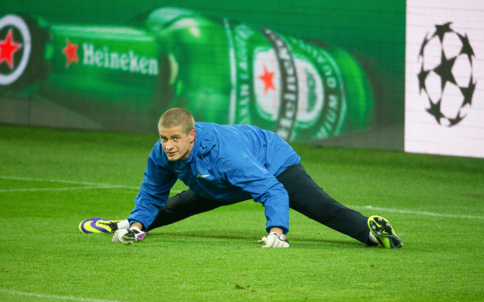 Тренировка «Зенита» перед матчем с «Боруссией»