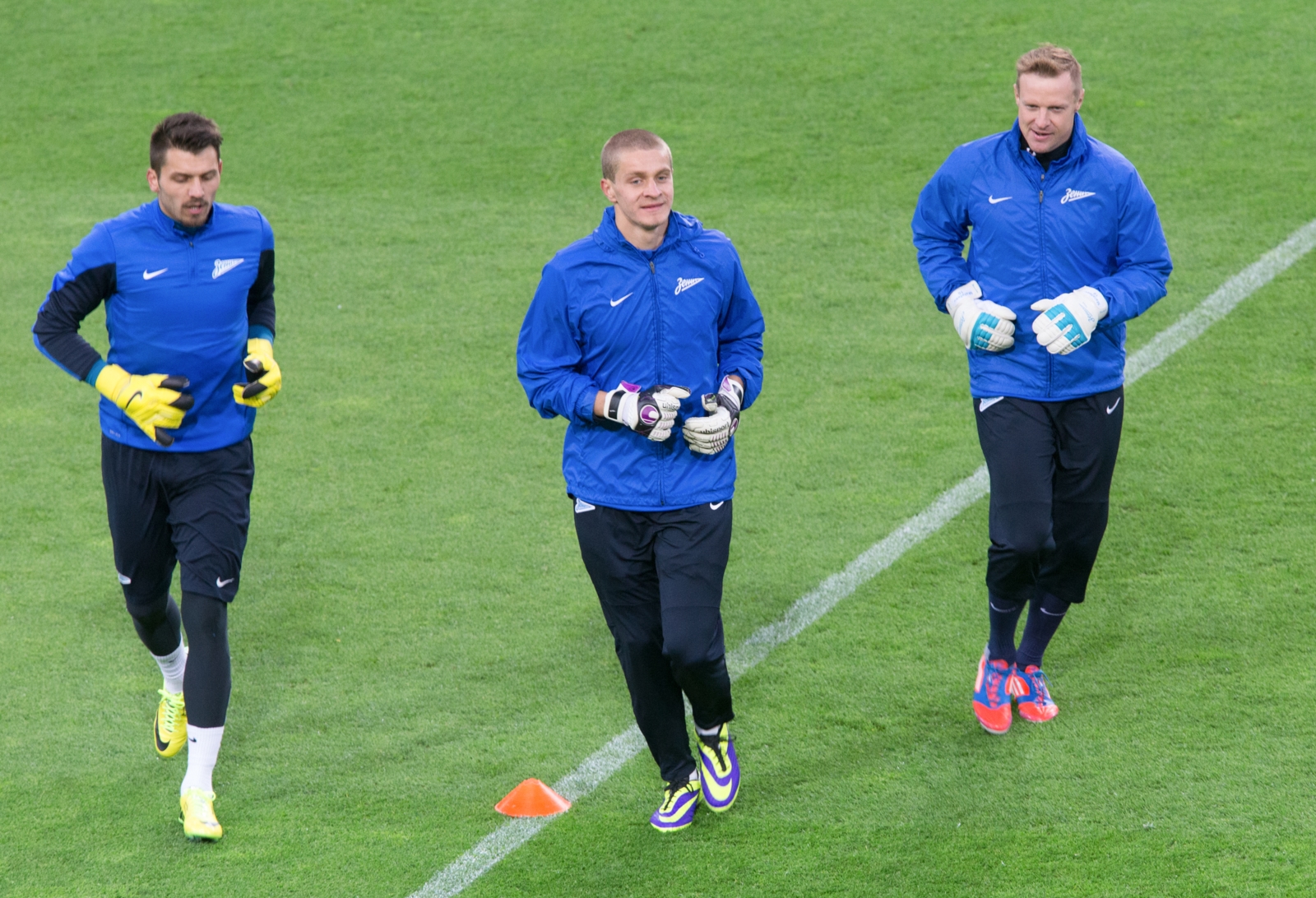 Тренировка «Зенита» перед матчем с «Боруссией»