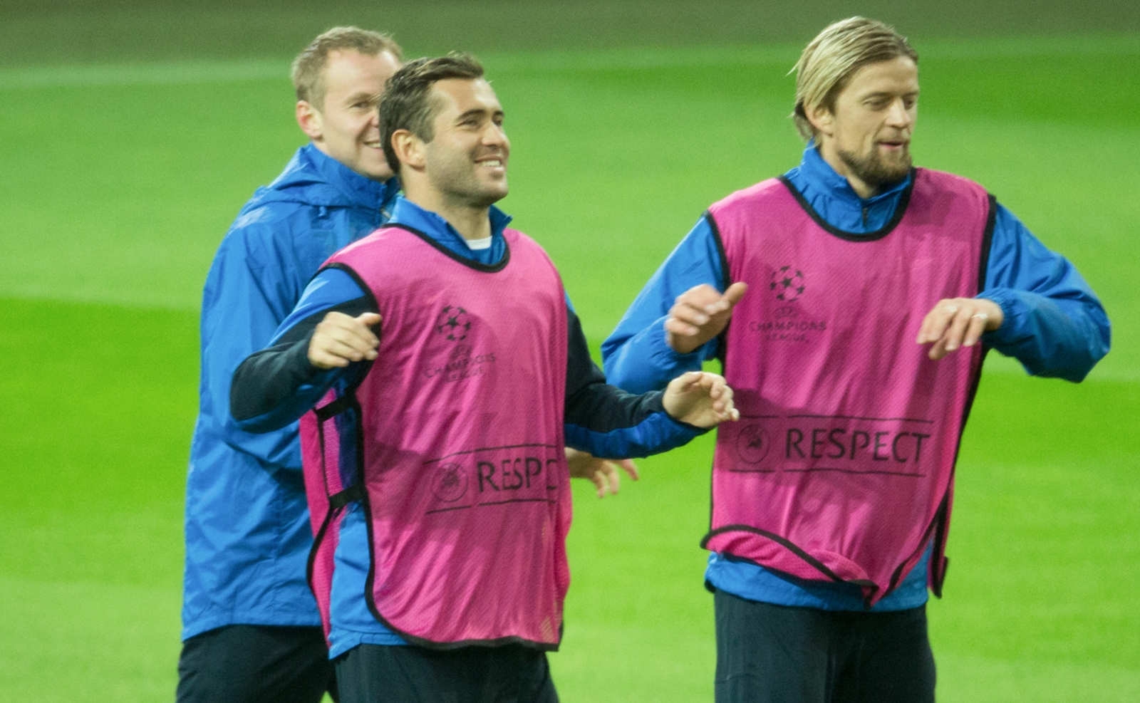 тренировка «Зенита» перед матчем с «Боруссией»