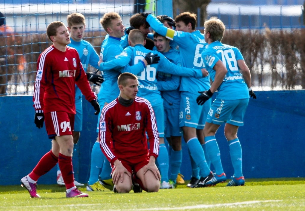 Первенство России среди молодежных составов. Матч «Зенит» — «Мордовия»