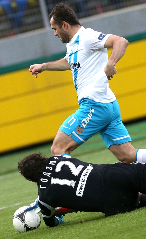 Чемпионат России  2012/2013, «Терек» — «Зенит»