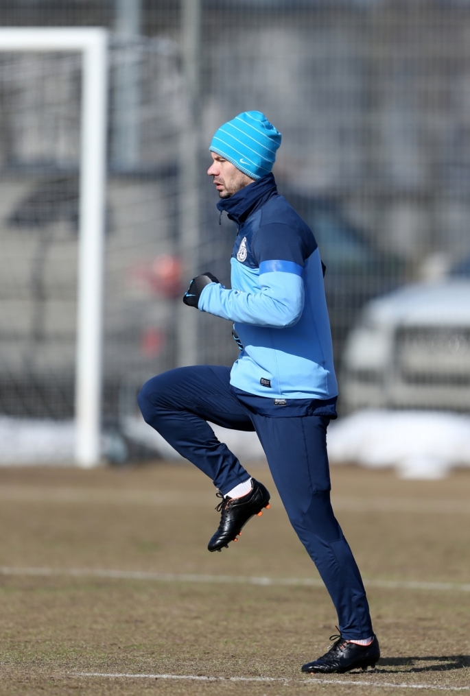 Тренировка перед матчем «Зенит» — «Крылья Советов»