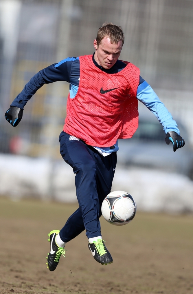 Тренировка перед матчем «Зенит» — «Крылья Советов»