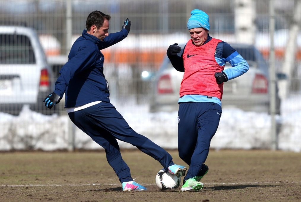 Тренировка перед матчем «Зенит» — «Крылья Советов»