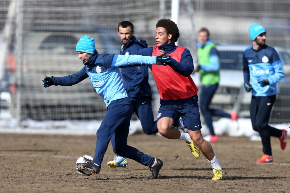 Тренировка перед матчем «Зенит» — «Крылья Советов»