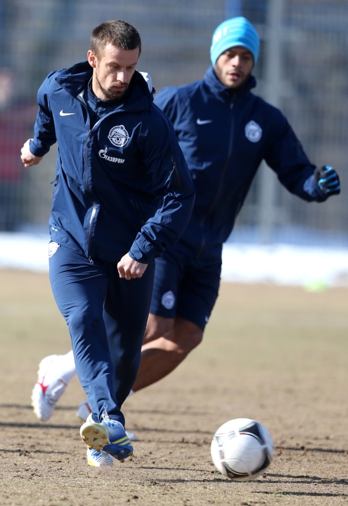 Тренировка перед матчем «Зенит» — «Крылья Советов»