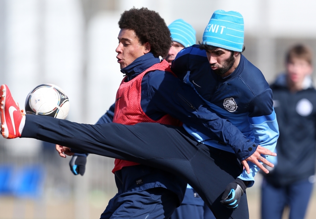 Тренировка перед матчем «Зенит» — «Крылья Советов»