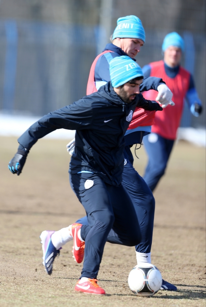 Тренировка перед матчем «Зенит» — «Крылья Советов»