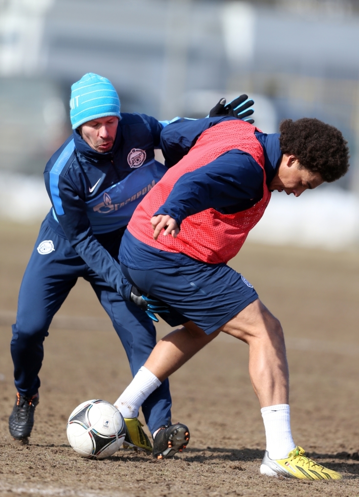 Тренировка перед матчем «Зенит» — «Крылья Советов»