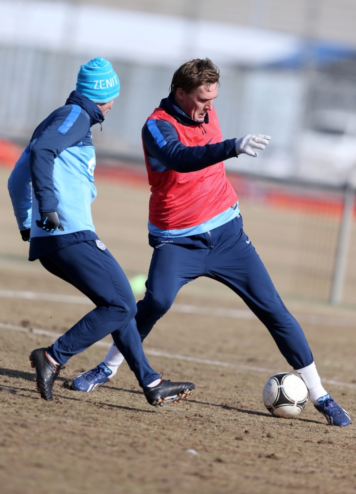 Тренировка перед матчем «Зенит» — «Крылья Советов»