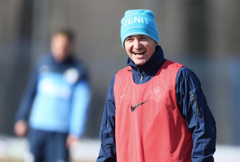 Тренировка перед матчем «Зенит» — «Крылья Советов»