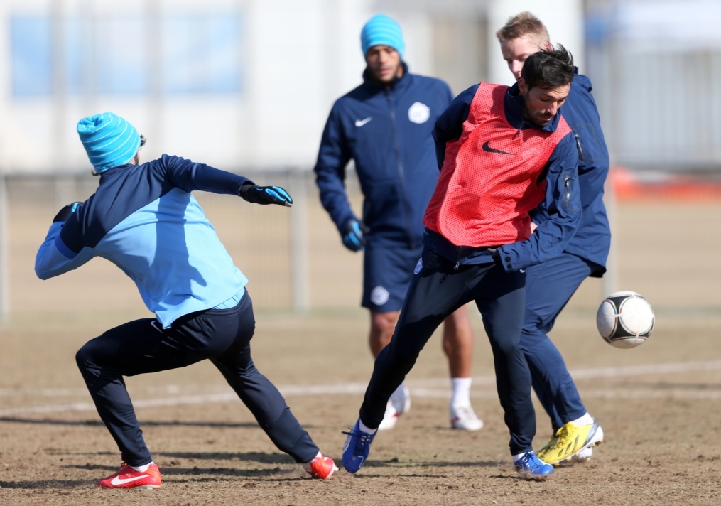Тренировка перед матчем «Зенит» — «Крылья Советов»