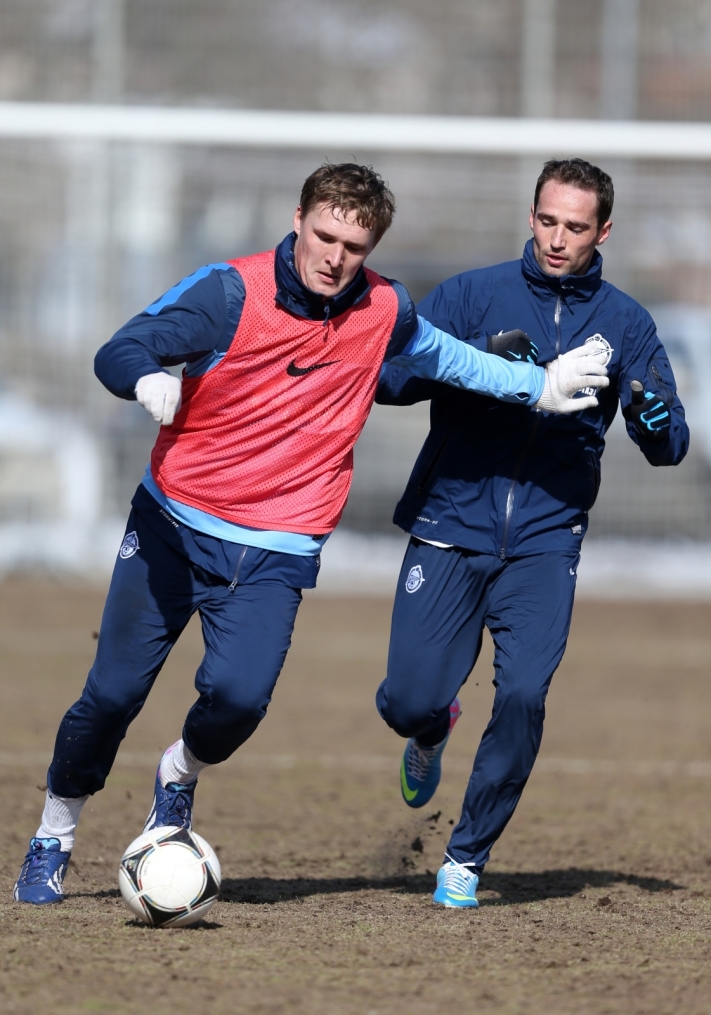Тренировка перед матчем «Зенит» — «Крылья Советов»