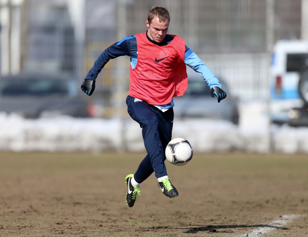 Тренировка перед матчем «Зенит» — «Крылья Советов»