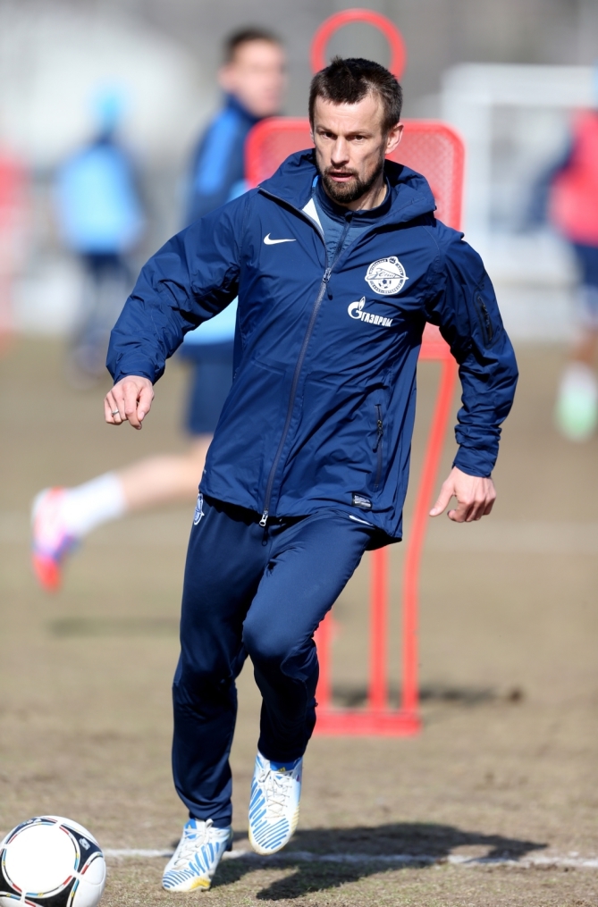 Тренировка перед матчем «Зенит» — «Крылья Советов»