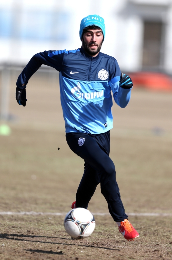 Тренировка перед матчем «Зенит» — «Крылья Советов»