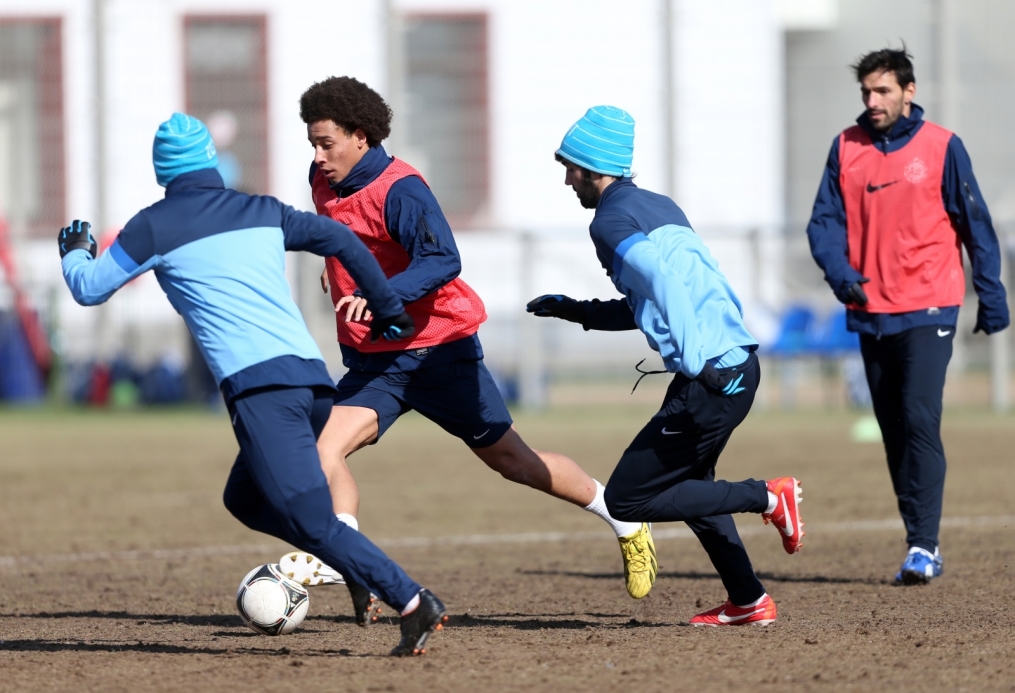 Тренировка перед матчем «Зенит» — «Крылья Советов»