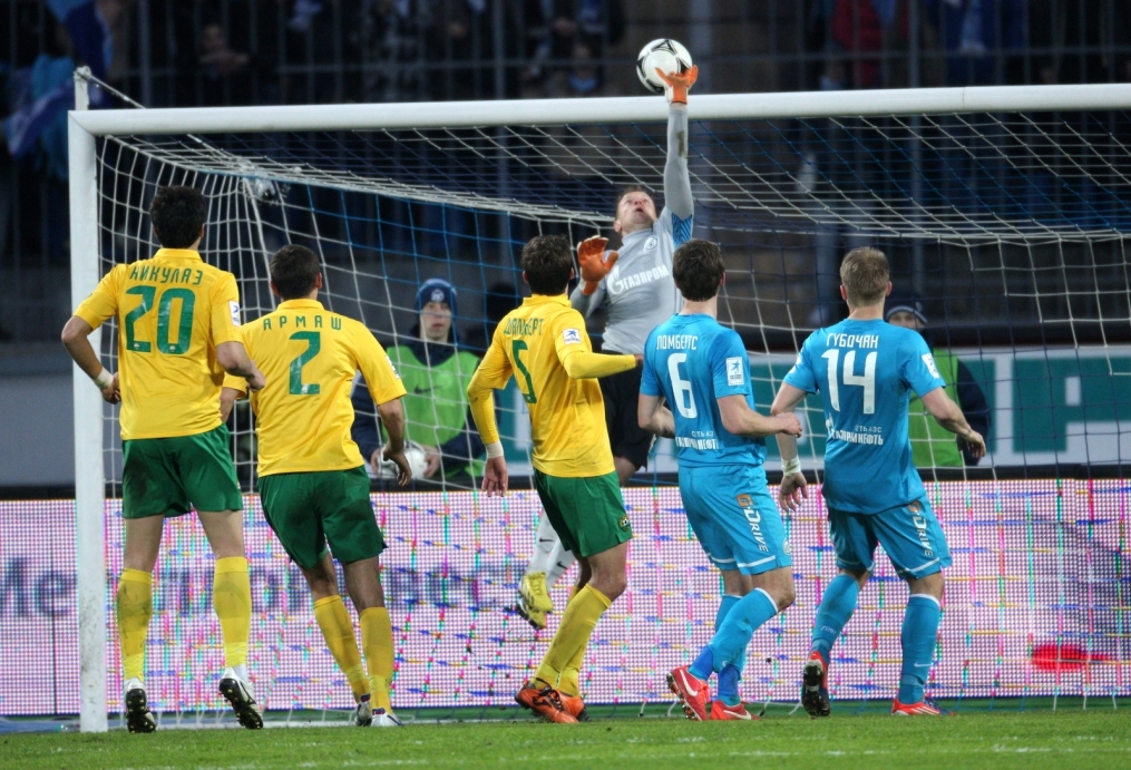 Матч 1/4 финала Кубка России «Зенит» — «Кубань»