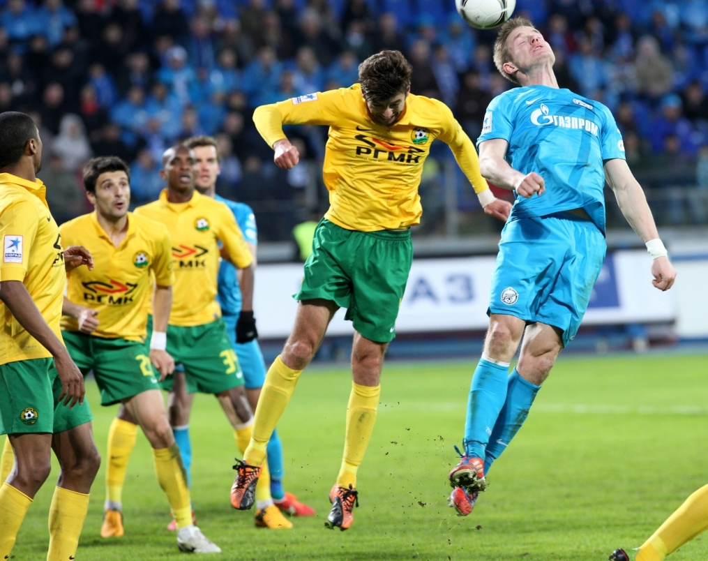 Матч 1/4 финала Кубка России «Зенит» — «Кубань»