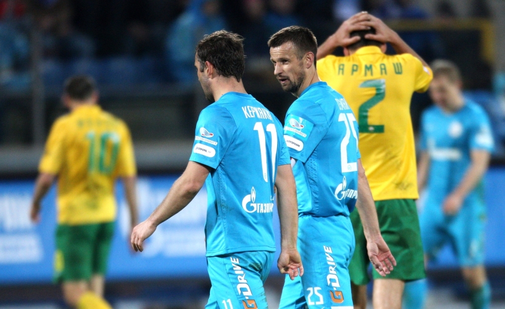 Матч 1/4 финала Кубка России «Зенит» — «Кубань»