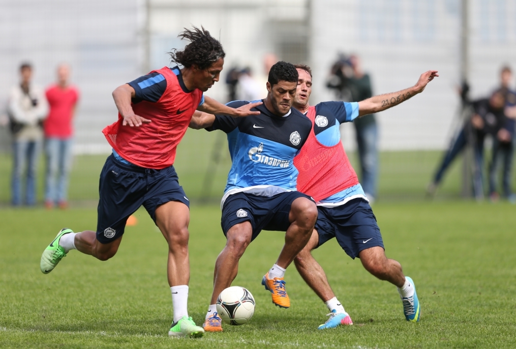 Тренировка «Зенита» перед матчем «Зенит» — «Волга»