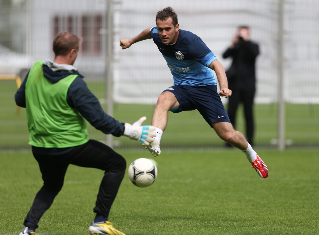 Тренировка «Зенита» перед матчем «Зенит» — «Волга»