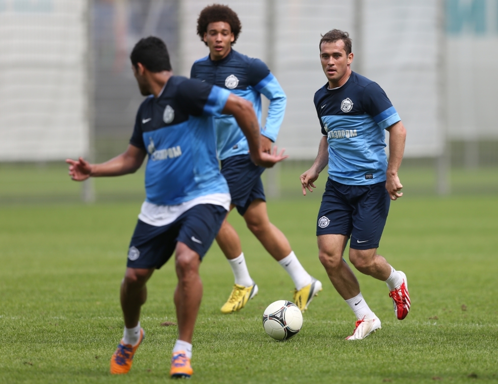 Тренировка «Зенита» перед матчем «Зенит» — «Волга»