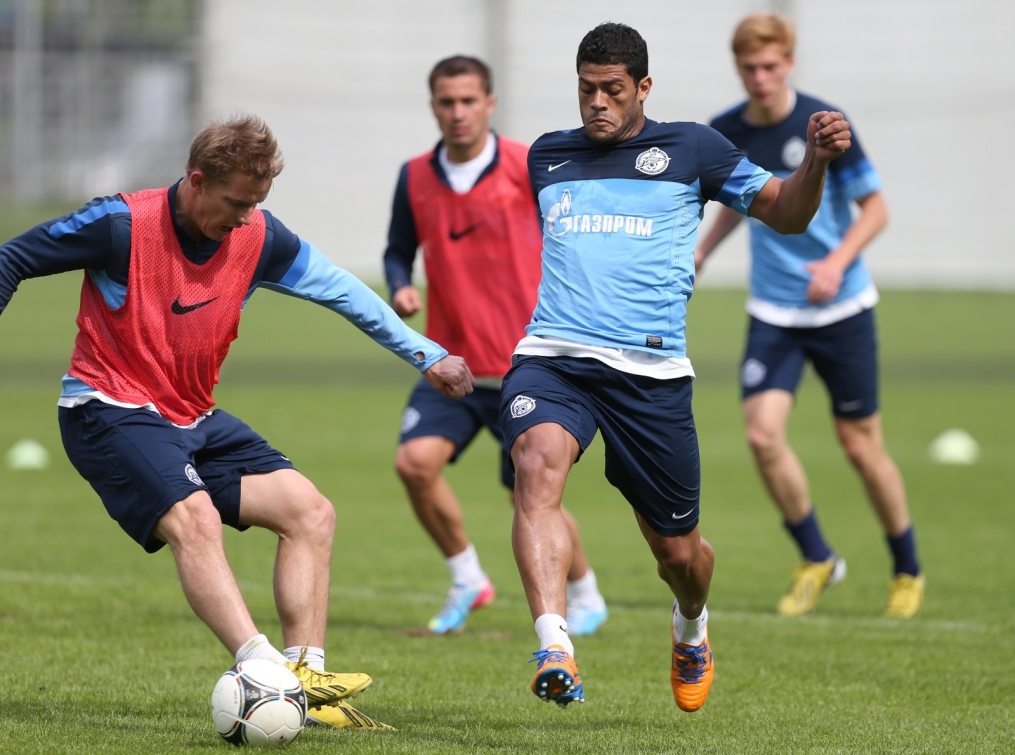 Тренировка «Зенита» перед матчем «Зенит» — «Волга»