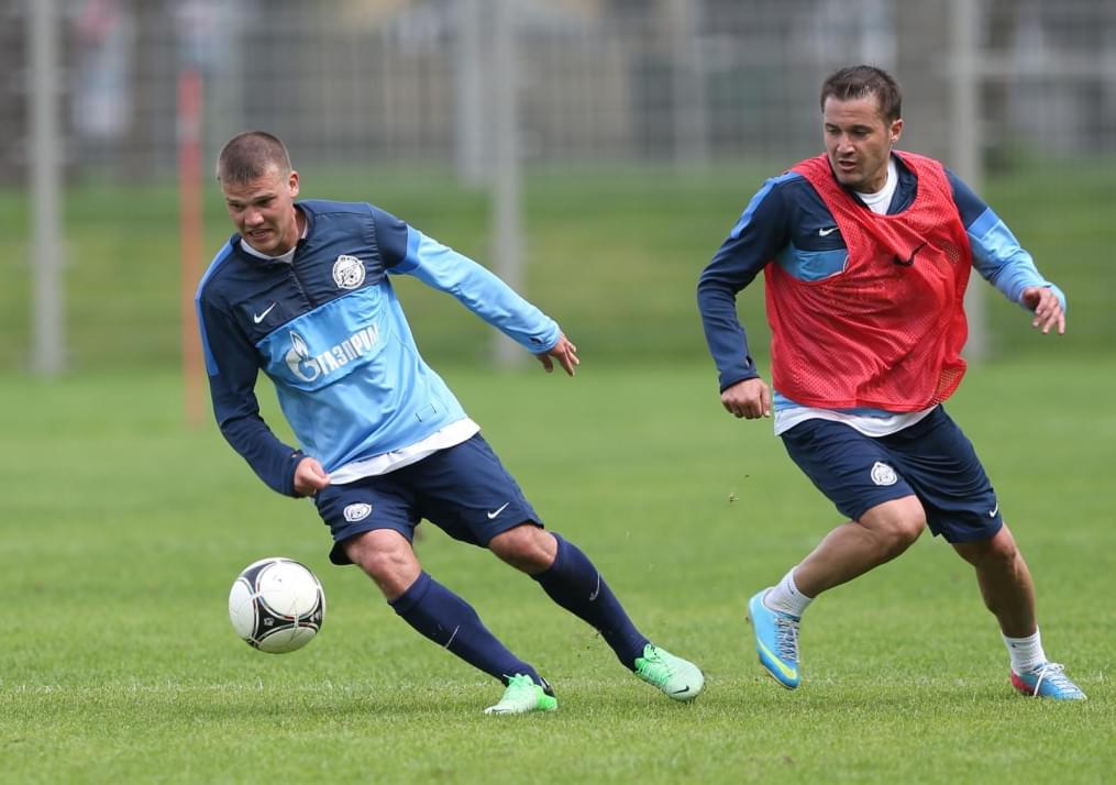 Тренировка «Зенита» перед матчем «Зенит» — «Волга»