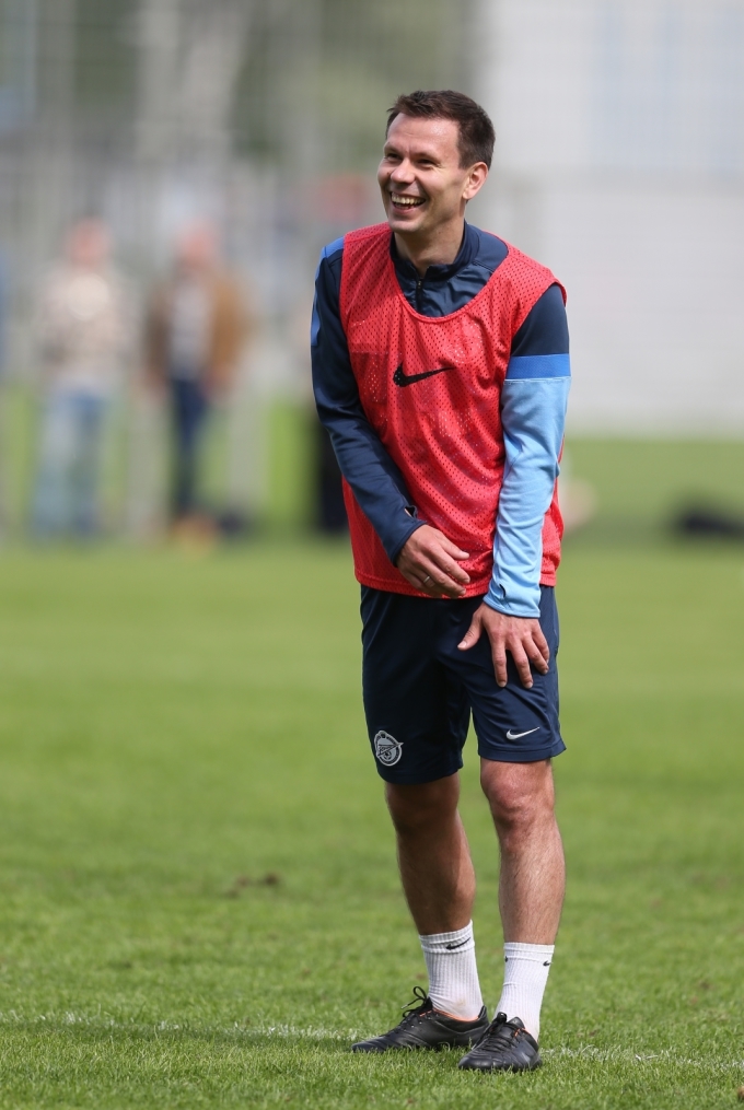 Тренировка «Зенита» перед матчем «Зенит» — «Волга»