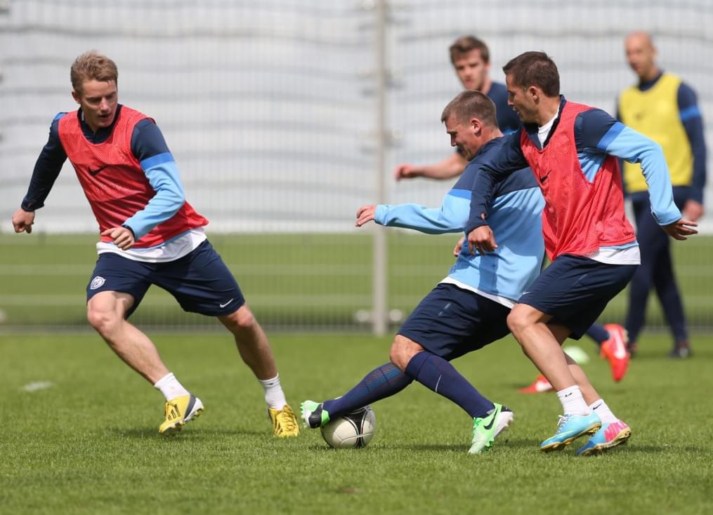 Тренировка «Зенита» перед матчем «Зенит» — «Волга»