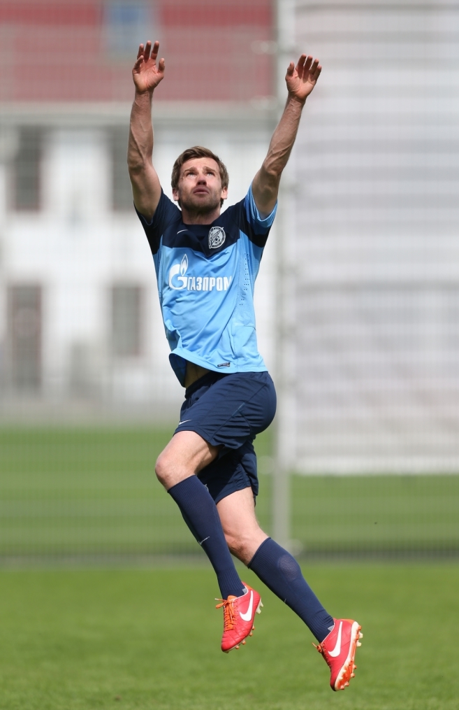 Тренировка «Зенита» перед матчем «Зенит» — «Волга»