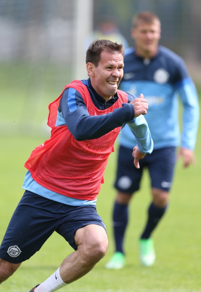 Тренировка «Зенита» перед матчем «Зенит» — «Волга»